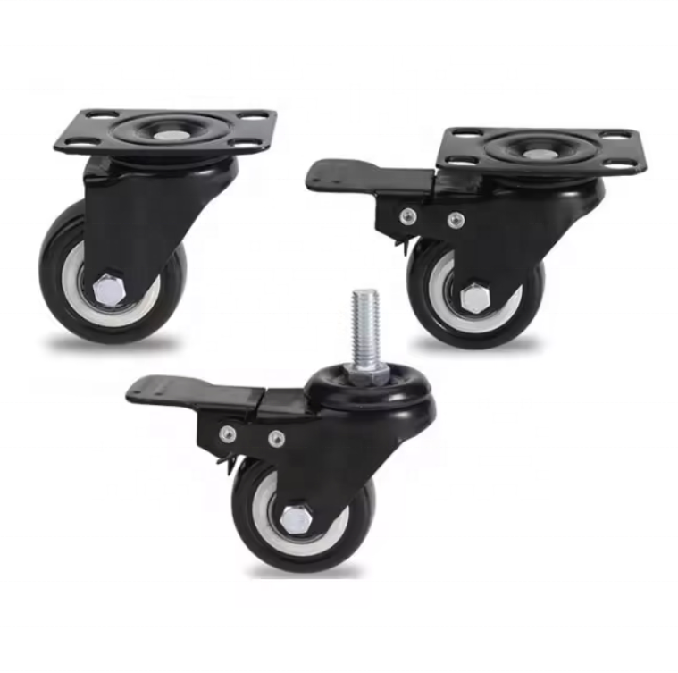 Caster Manufacturer Supply Threaded Rod Caster Wheels Office Chair Wheels Gold Diamond Caster