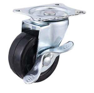 Manufacturers direct sales of light rubber wheel universal industrial caster office chair wheel