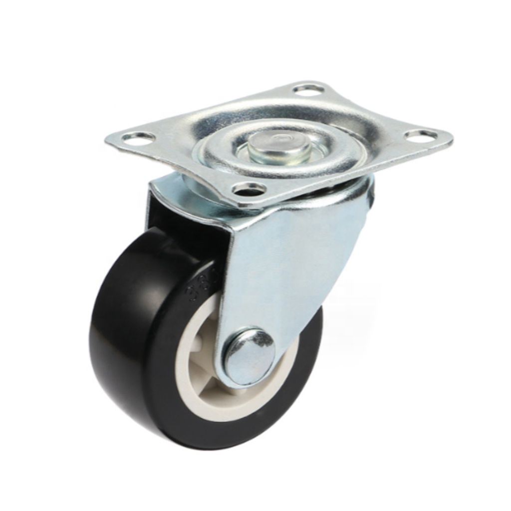 Industrial Caster Wheel 3 Inch Universal PVC Office Chair Wheels Rode Caster Pro Korea Casters