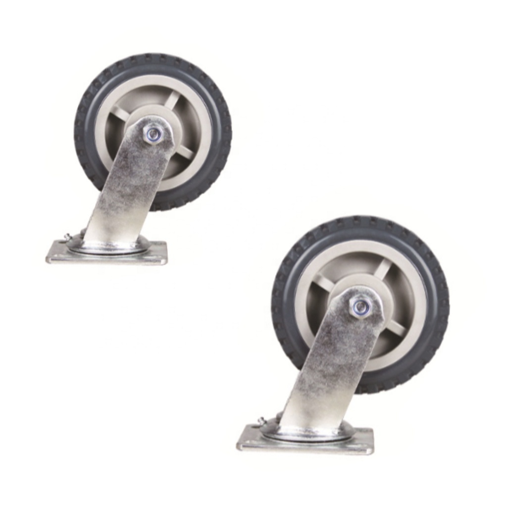 Manufacturers supply heavy duty beacon wheel thickened bracket large universal industrial castor trolley wheels