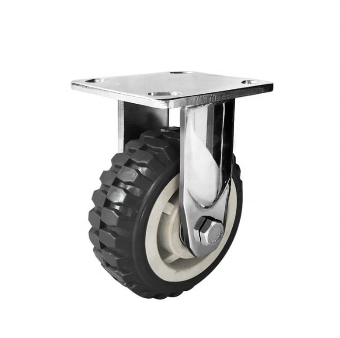 Manufacturers supply heavy duty beacon wheel thickened bracket large one-way industrial castor trolley wheels