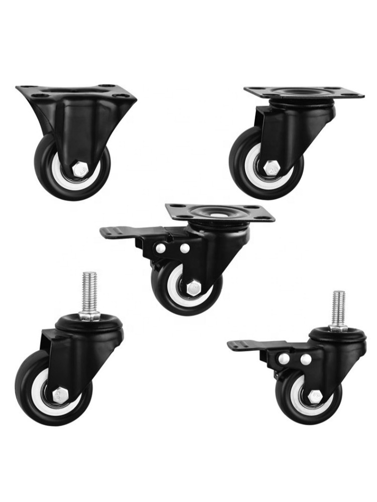 Caster Manufacturer Supply Threaded Rod Caster Wheels Office Chair Wheels Gold Diamond Caster