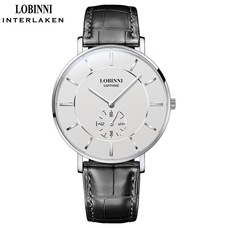 LOBINNI 3001 Men Quartz Movement Watch Band Business Wrist Watch Stainless Steel Fashion Casual Leather Men's Latest OEM Unisex