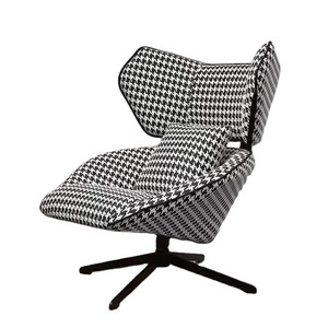 JS C09 Premium Designer High Back Swivel Fabric Chair Home Office Resting Chair Villa Sitting Room Leisure Chair Series