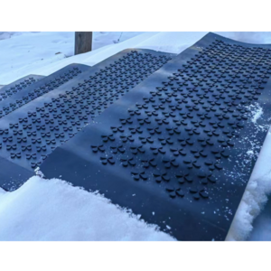 Hot sale HOT-Flake Rubber Heated Walkway/Driveway Anti-Slip Mat - Snow Melting Mat 32" x 56"