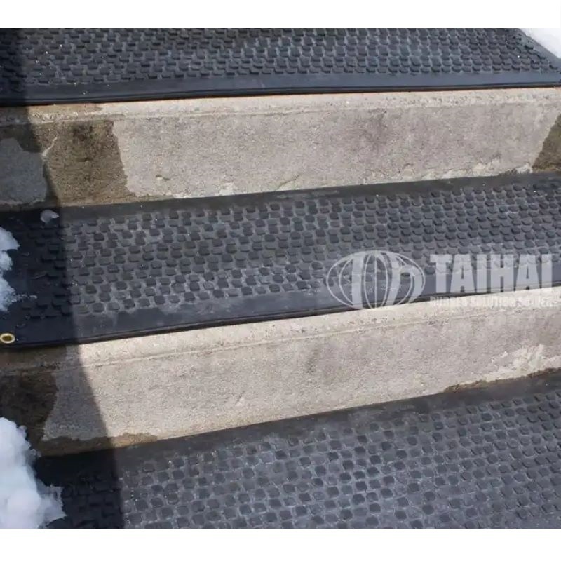 Custom Driveway Snow Melting Mat Outdoor Heated Snow Rubber Heated Driveway Snow Melting Heating Mats For Cold Winter