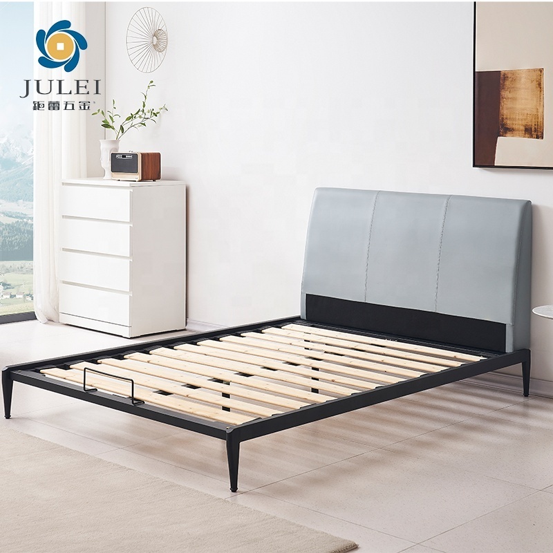 High Quality Sommier Reinforcement Modern King Metal Full Queen Size Single Bed Frame For Adults