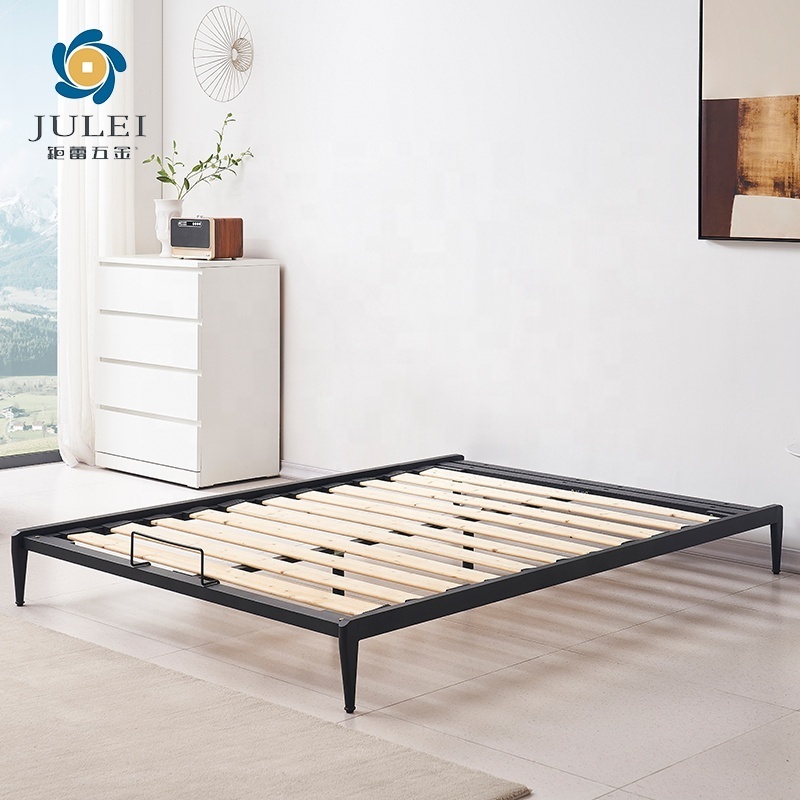 High Quality Sommier Reinforcement Modern King Metal Full Queen Size Single Bed Frame For Adults