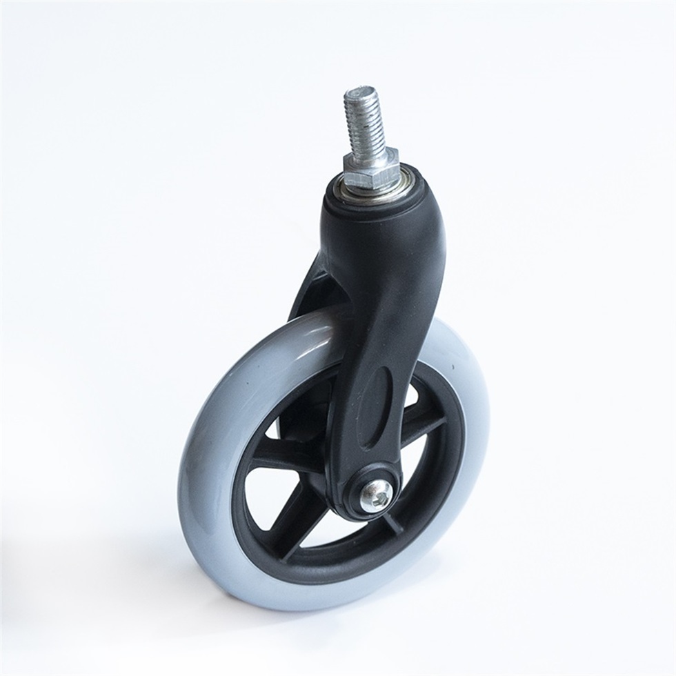 Factory Wholesale Medical Wheelchair Front Caster Replacement Parts High Quality 6 Inch Caster Casters