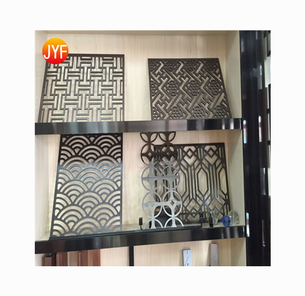 L037 Laser Cut Decorative Sheet Metal Screen Outdoor Screen Panel For Fences