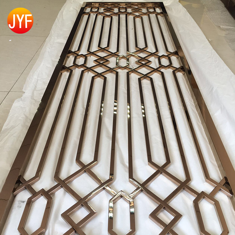 ZZ3014 Hot Sale Hotel Decor Metal Partition Wall For Private Screen Room Divider Metal Room Divider