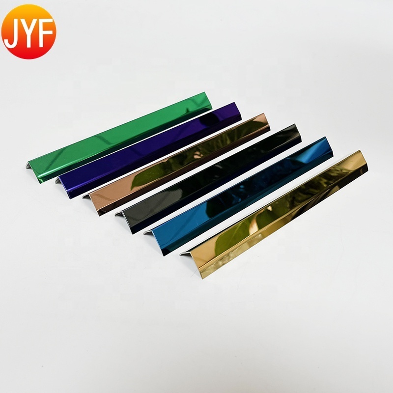 Stainless Steel Finishing Edge Trim Wall Trim Decorations Metal Flexible Stainless Steel Mirror Edge Wall Tile Trim