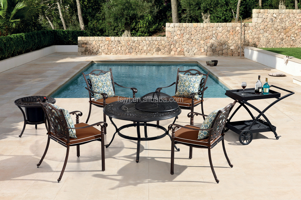 Durable American waterproof Sets Outdoor Cast Aluminum Patio Furniture