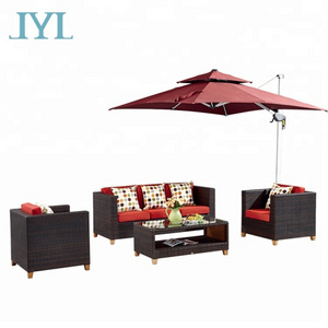 Modern outdoor sofa furniture luxury garden rattan sofa set