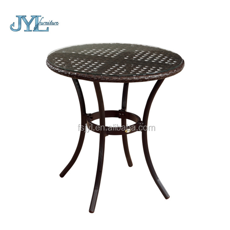 Backyard Furniture Garden Leisure Furniture Metal Rattan Leisure Table Chair Sets Muebles De Exterior Jardin