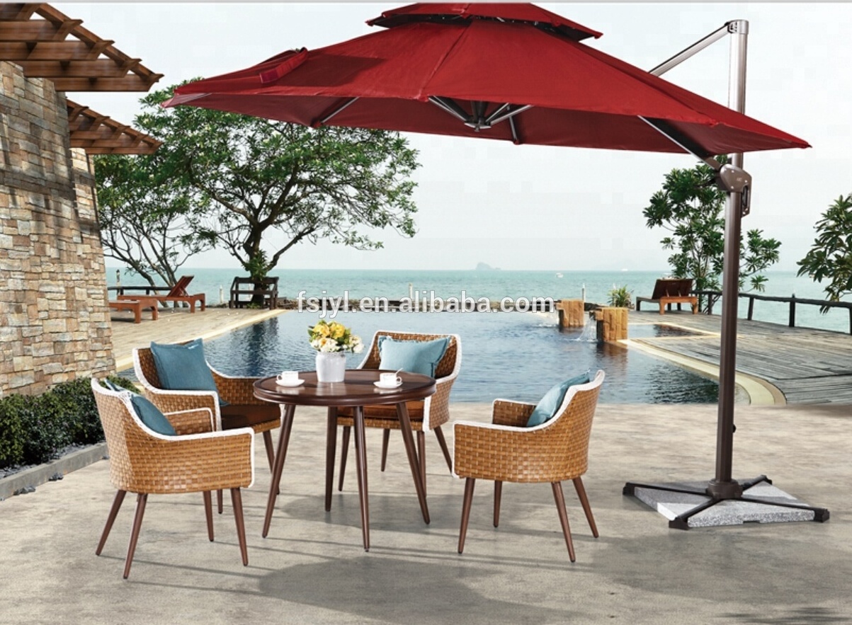 modern patio wicker outdoor funiture set garden cafe furniture