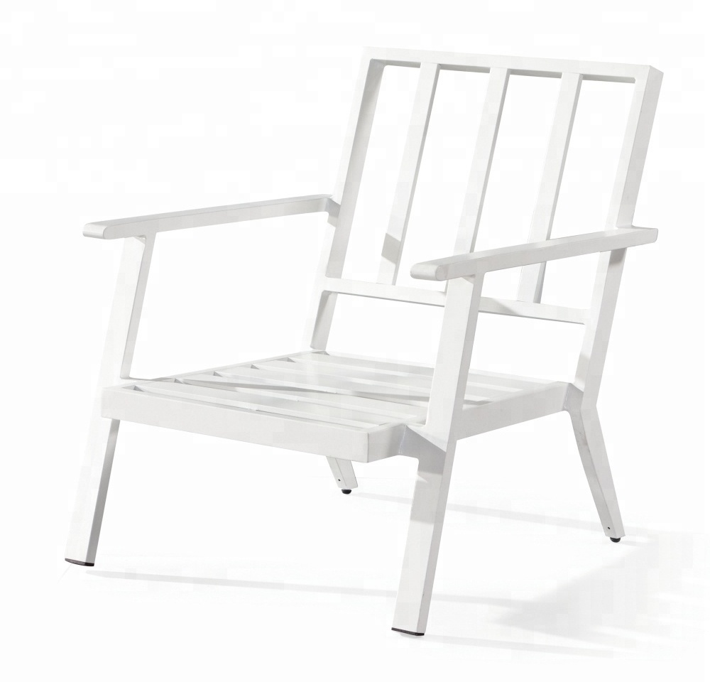 white cast aluminum patio dining set outdoor metal sofa furniture