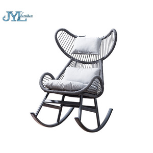 balcony aluminum rope furniture home use outdoor garden rocking chair