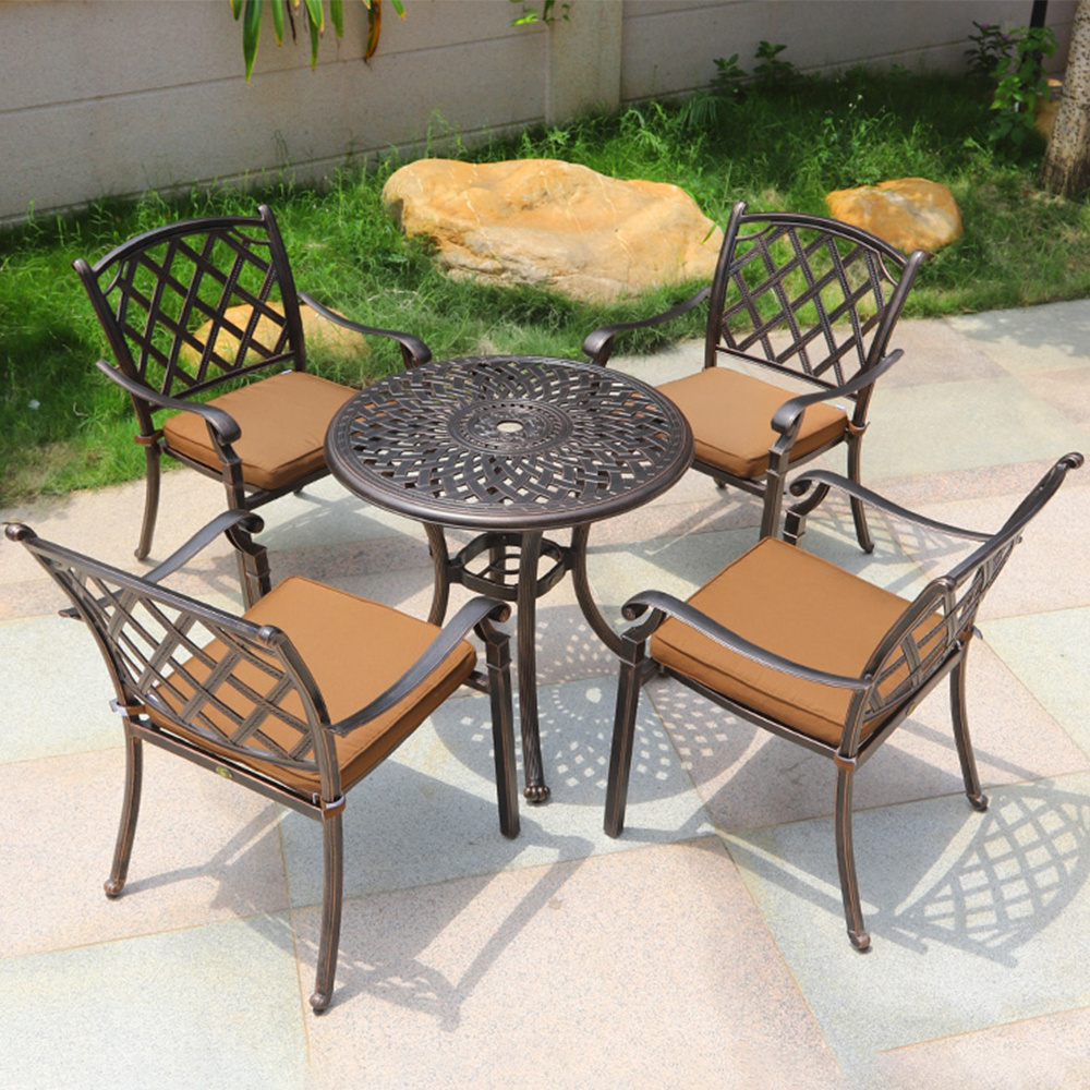 Bistro Chairs Cast Iron Metal Garden Chairs Modern Outdoor Patio Chairs And Table