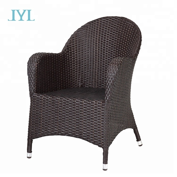 Outdoor chair and table for general use garden rattan furniture