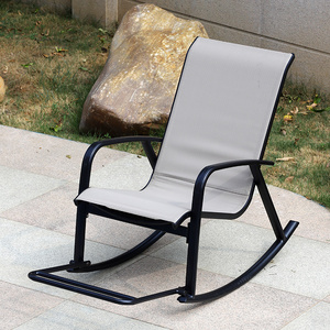 Designer Armchair Aluminum Frame Chair Garden Patio Swing outdoor Rocking Chairs