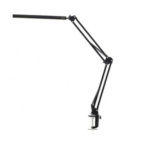 12W aluminium alloy swing arm dimmable desk lamp clip base 3 color modes bedroom student desk lamp for study desk