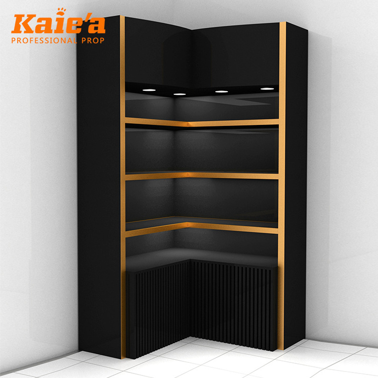 Modern Wooden Wall Display Cabinet Custom Mens Suit Wall Fixtures Stand For Retail Clothes Shop Display Racks for Clothing Store