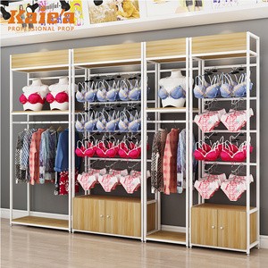 Lingerie store design for underwear and bra display rack women metal underwear rack display