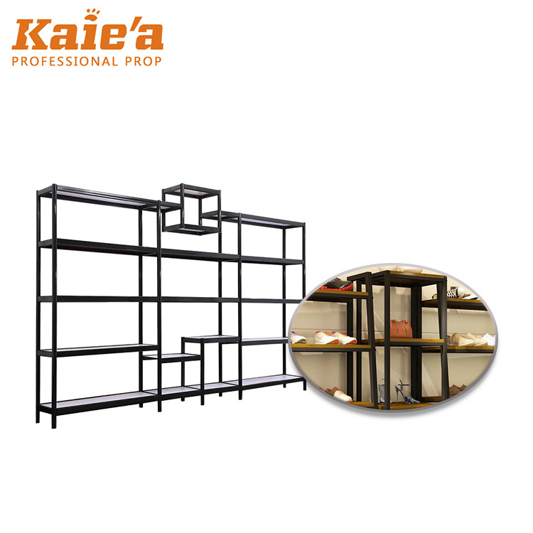 Sports Display Rack Shop Interior Design Display Wall Shelf Shoe Rack Shop Fittings Display Wall-mounted Shoes Rack