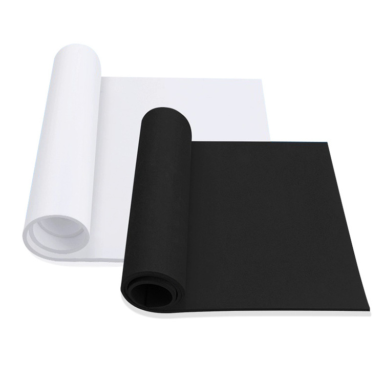 Factory direct sale eva foam sheet  EVA foam roll colorful soft black white eva roll