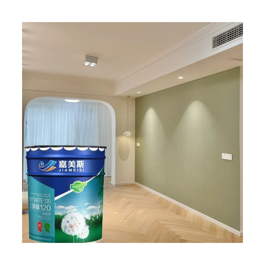 Jiameisi Wholesale Odorless  White Colour Waterborne Interior Wall Latex Paint