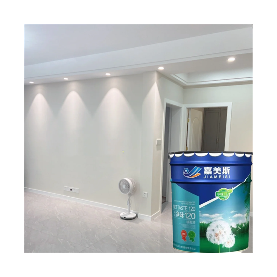 Jiameisi Wholesale Odorless  White Colour Waterborne Interior Wall Latex Paint