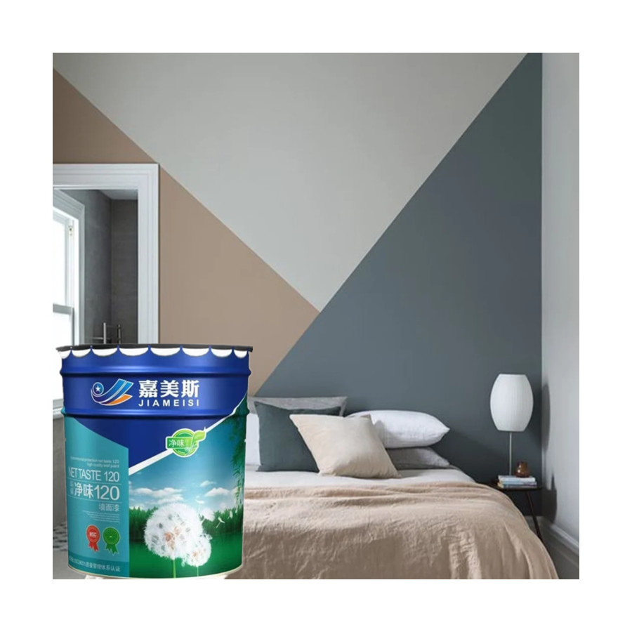 Jiameisi Wholesale Odorless  White Colour Waterborne Interior Wall Latex Paint