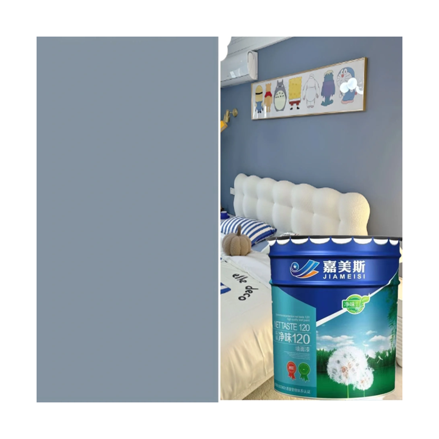 Jiameisi Wholesale Odorless  White Colour Waterborne Interior Wall Latex Paint