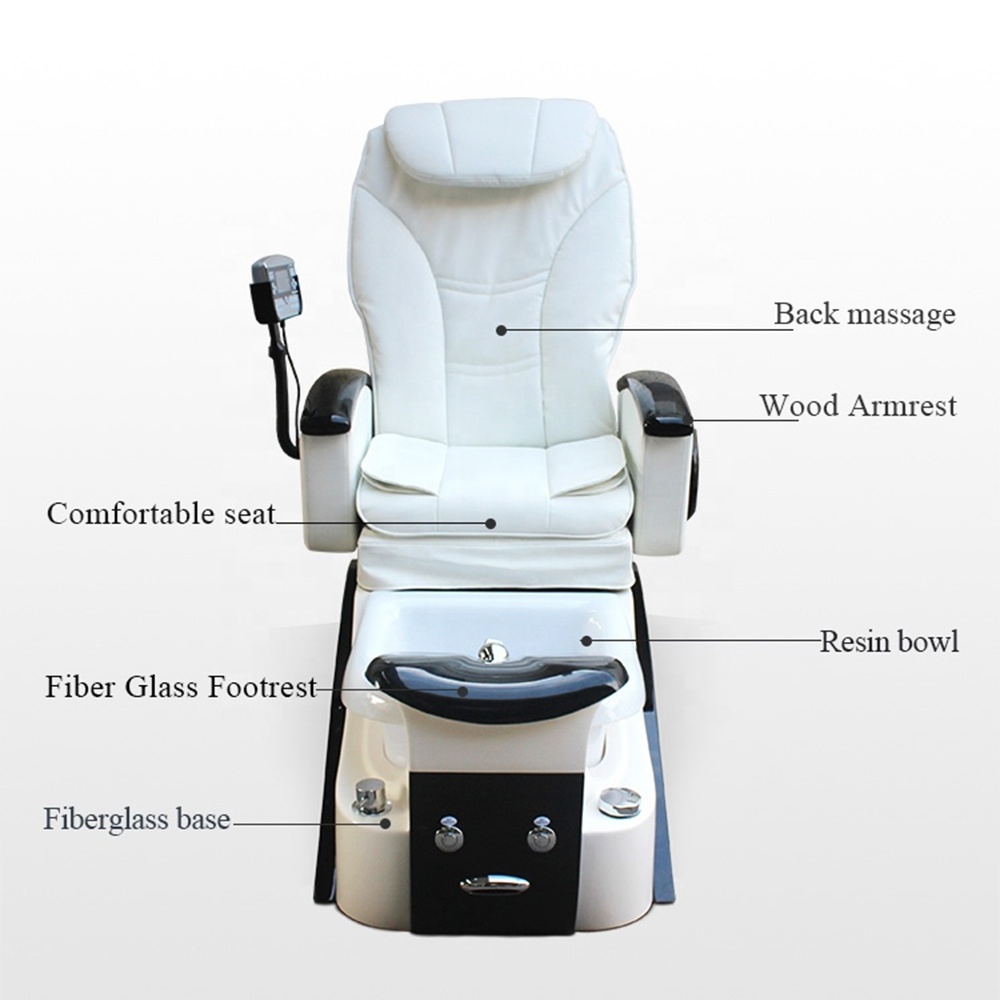 Wholesale Cheap Modern Luxury Beauty Nail Salon Furniture Electric Whirlpool Pipeless Foot Spa Massage Pedicure Chair