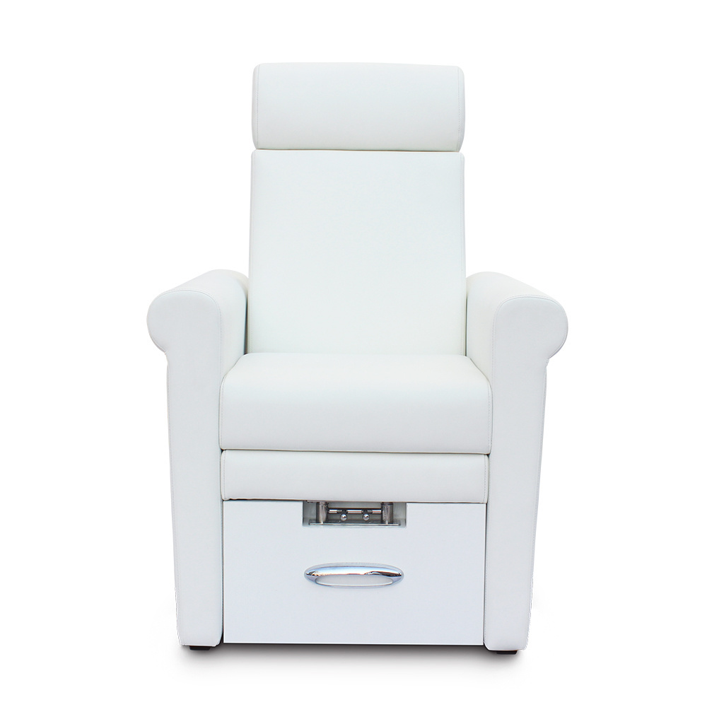 Cheap Price Modern White Beauty Nail Salon Reclining Portable No Plumbing Foot Spa Manicure Pedicure Chair for Sale