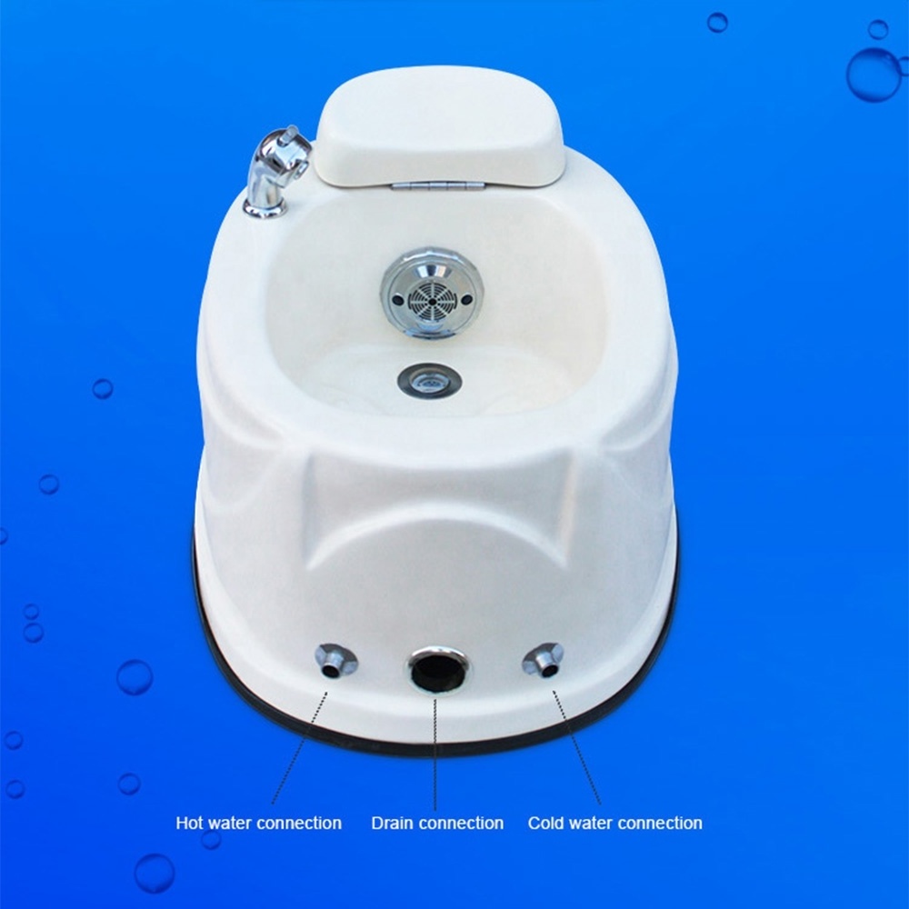 Portable Beauty Spa Sink No Plumbing Whirlpool Pipeless Jet Foot Bath Salon Manicure Pedicure Tub