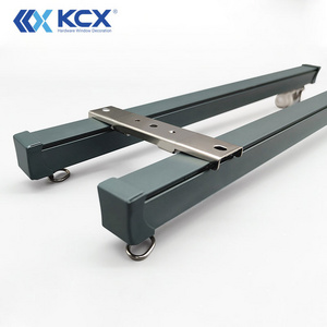 GC-01 Home And Office Factory Directly Wholesale Aluminium Alloy Curtain Rail Gliders Curtain Track With Pulley