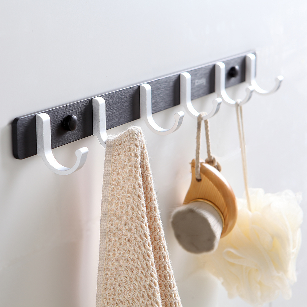 Customizable Space Aluminium Towel hook simple Hotel Hand Towel hook Bathroom Hang Towel hook