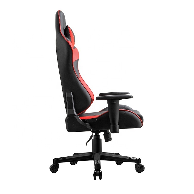 Custom Logo High Club Very Comfortable Woven Leather Gaming Chair With Speakers