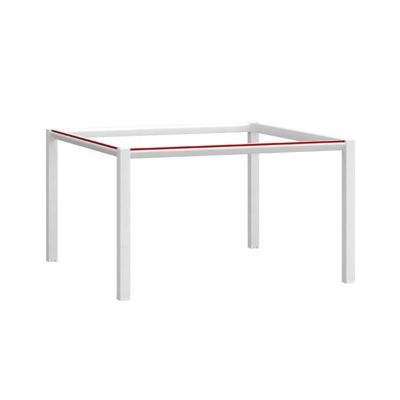 Chrome Conference Table Base Wrought Iron Rectangular Metal Workbench Legs For Office Furniture