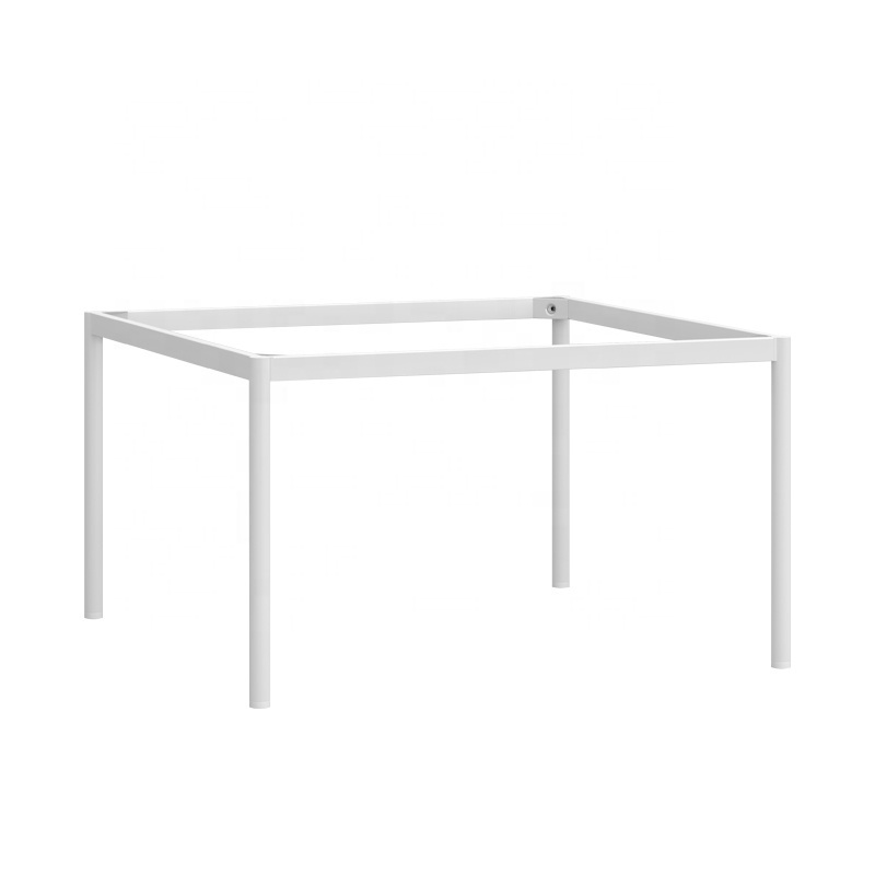 Chrome Conference Table Base Wrought Iron Rectangular Metal Workbench Legs For Office Furniture