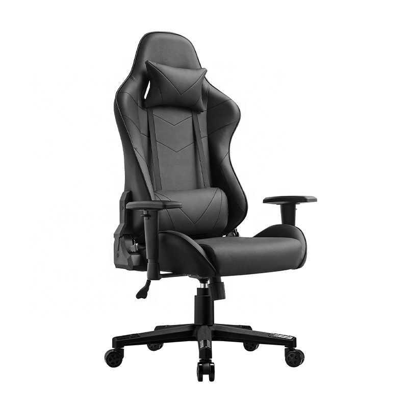 Custom Logo High Club Very Comfortable Woven Leather Gaming Chair With Speakers