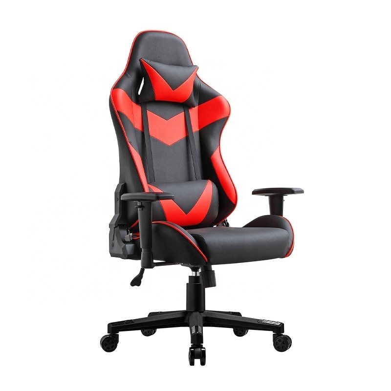 Custom Logo High Club Very Comfortable Woven Leather Gaming Chair With Speakers