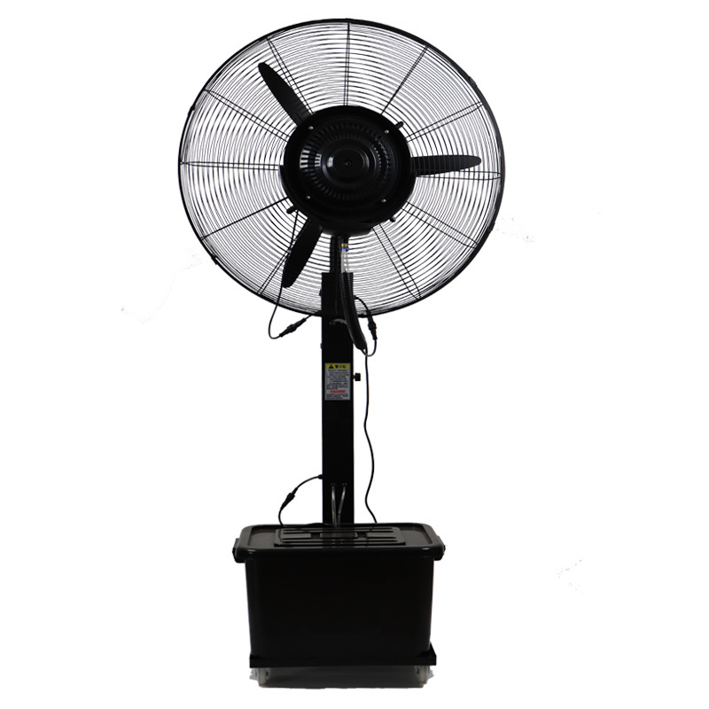 10 Gallon Water Tank Tropic Breeze Portable Misting Fan With 90 Degree Oscillation With Wheels 3 Speed For Your Bedroom Office