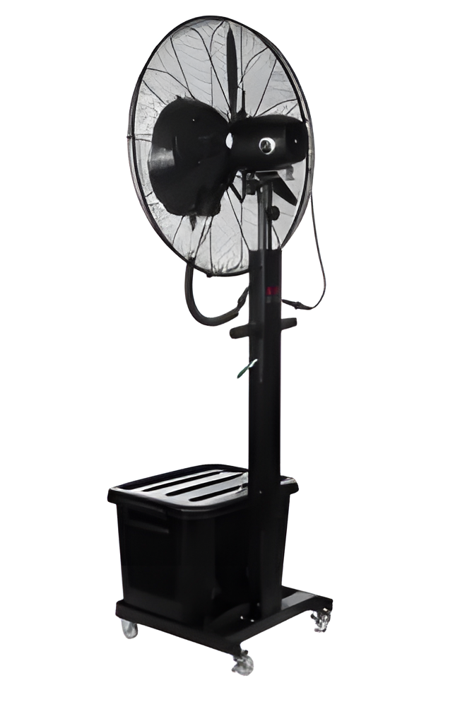 16 Inch Indoor Oscillating Cooling Cooler Portable Water Electric Spray Mist Stand Fan Digital Mist Fan 3 Blade Part 3 Years