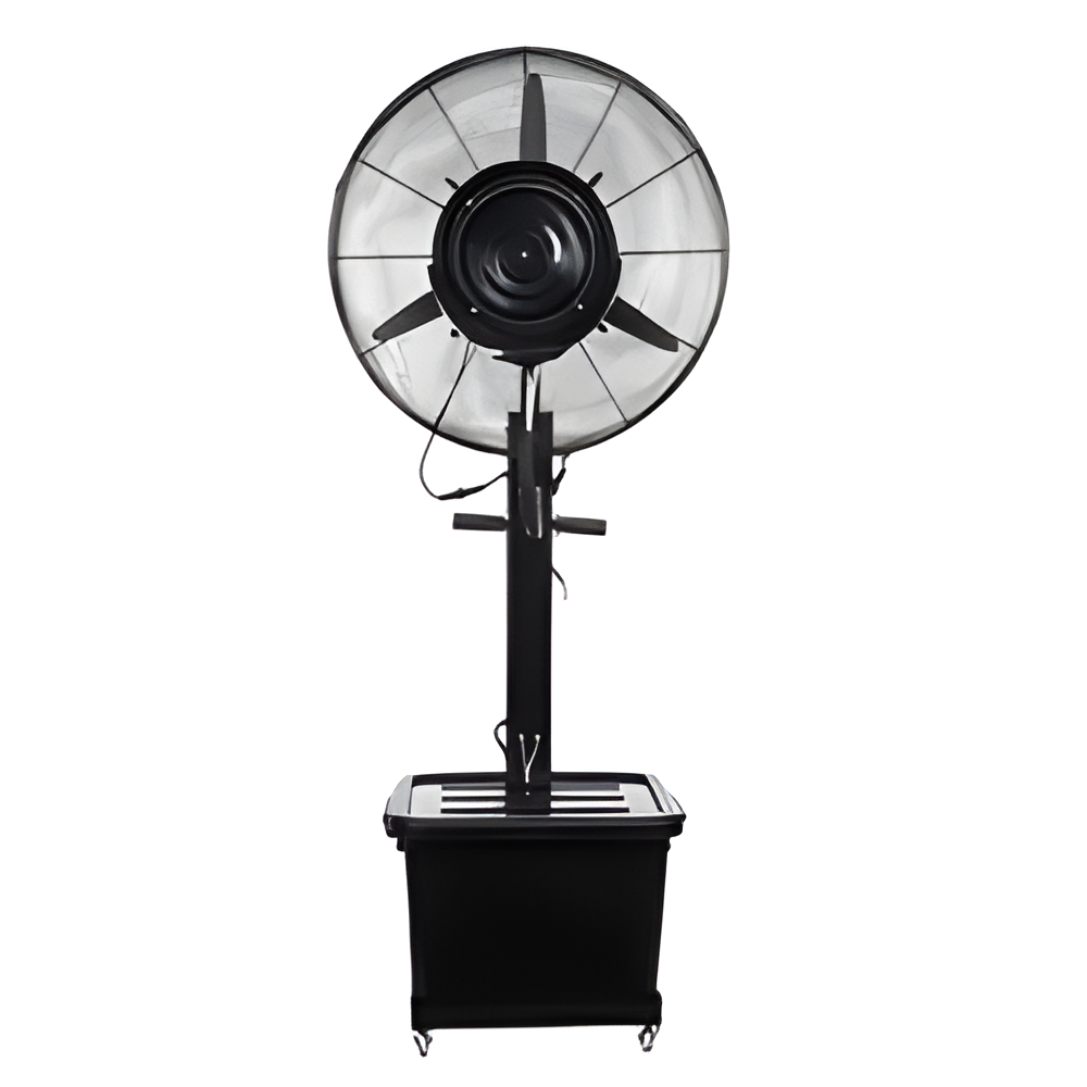 16 Inch Indoor Oscillating Cooling Cooler Portable Water Electric Spray Mist Stand Fan Digital Mist Fan 3 Blade Part 3 Years