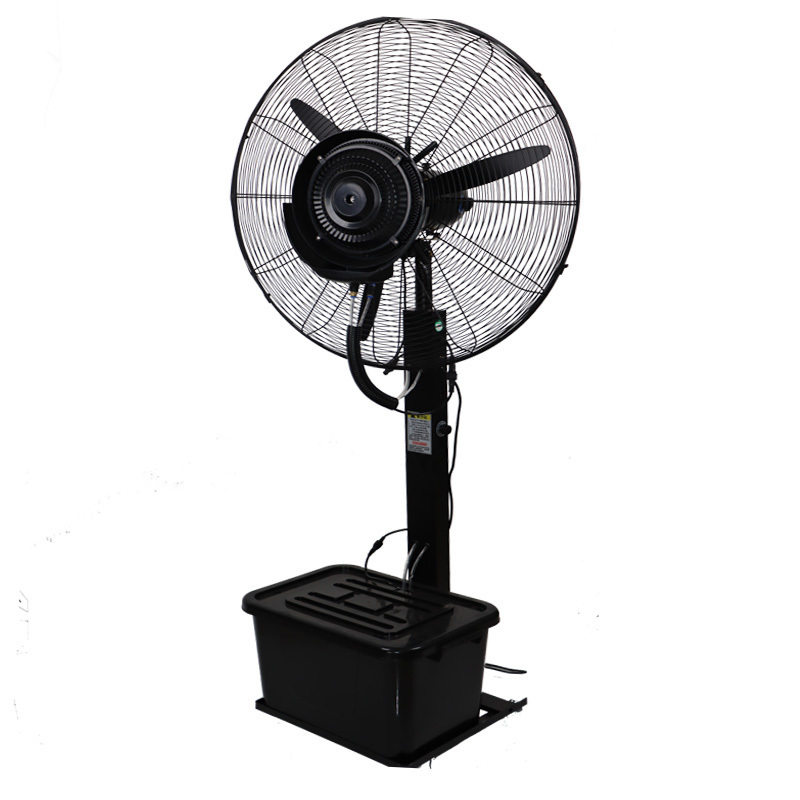 10 Gallon Water Tank Tropic Breeze Portable Misting Fan With 90 Degree Oscillation With Wheels 3 Speed For Your Bedroom Office