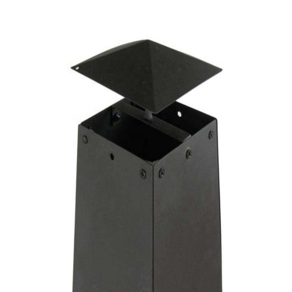 100 cm Pyramid Garden Fireplace Weatherproof  Patio Stove Terrace Chimney Wood Burning Outdoor Fireplaces