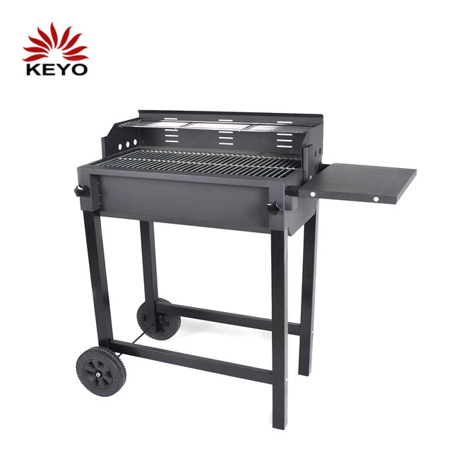 Hot sales outdoor garden trolly high quality Humanized Design terracotta barbecue grill